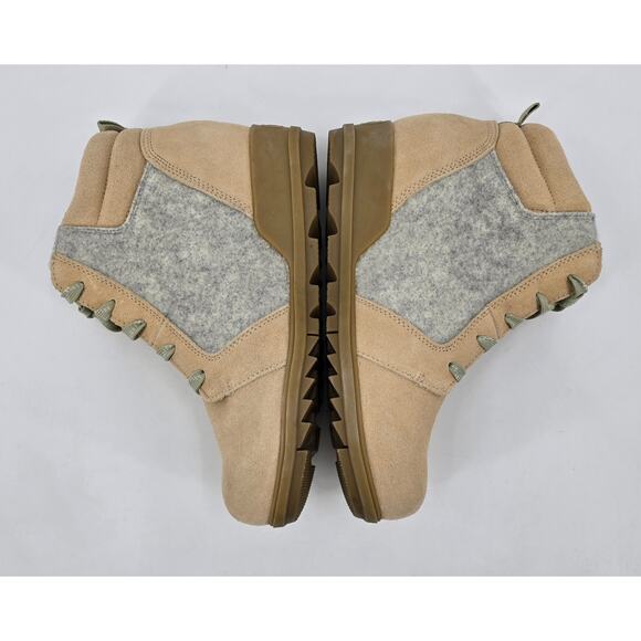 Sorel Evie Ankle Lace Bootie | Tan Suede & Grey Felt | Women’s 9 - Picture 6 of 10